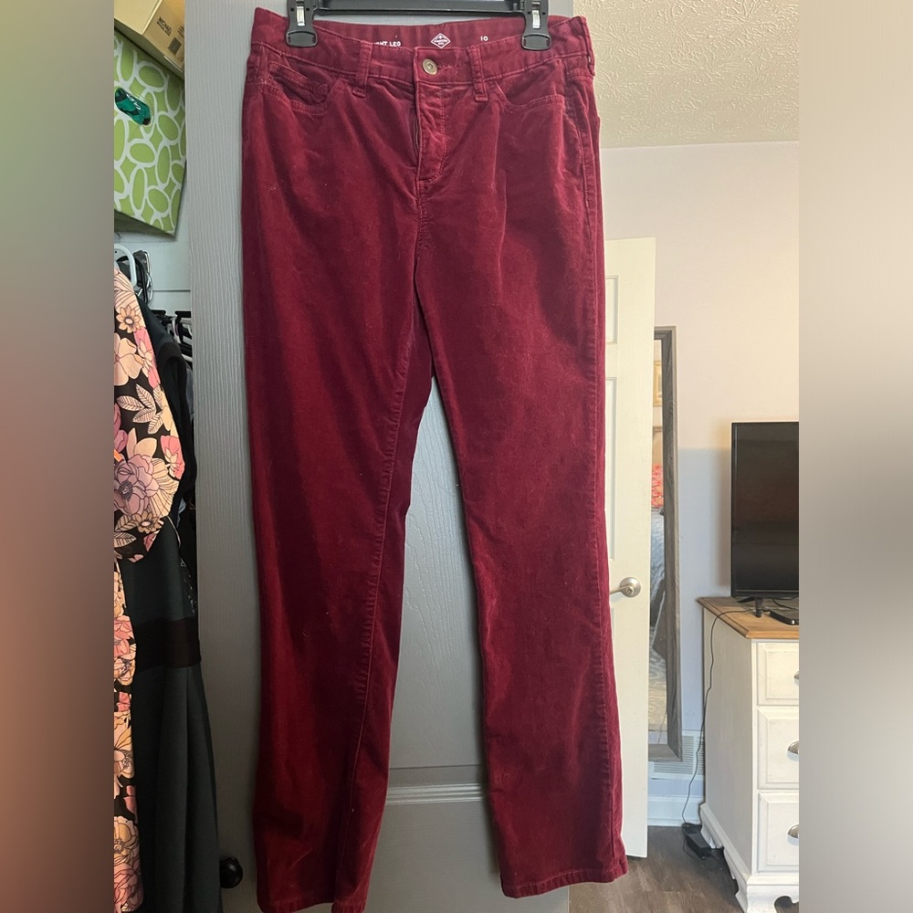 St.Johns Bay burgundy pants
